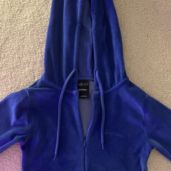 Blue Velour tracksuit set y2k vibes - Picture 11 of 13